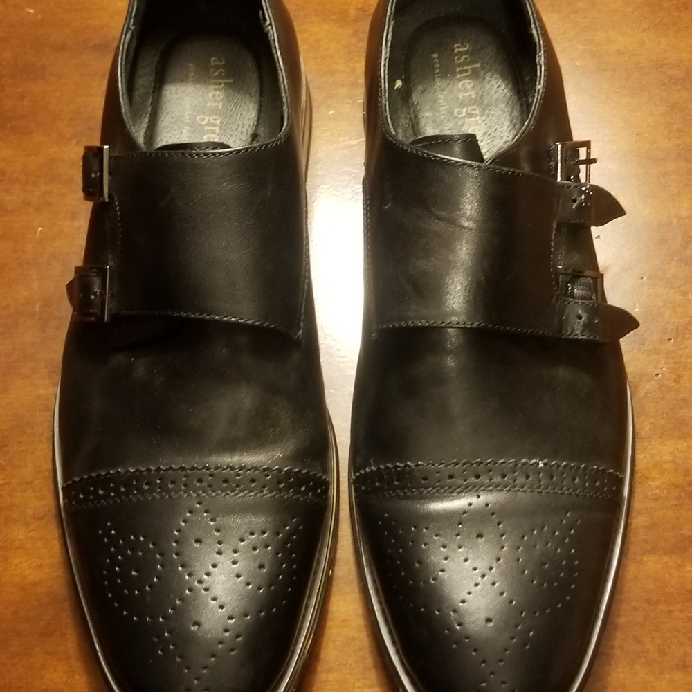 MEN'S ASHER GREEN DRESS SHOES SZ.9.5 - Picture 7 of 7